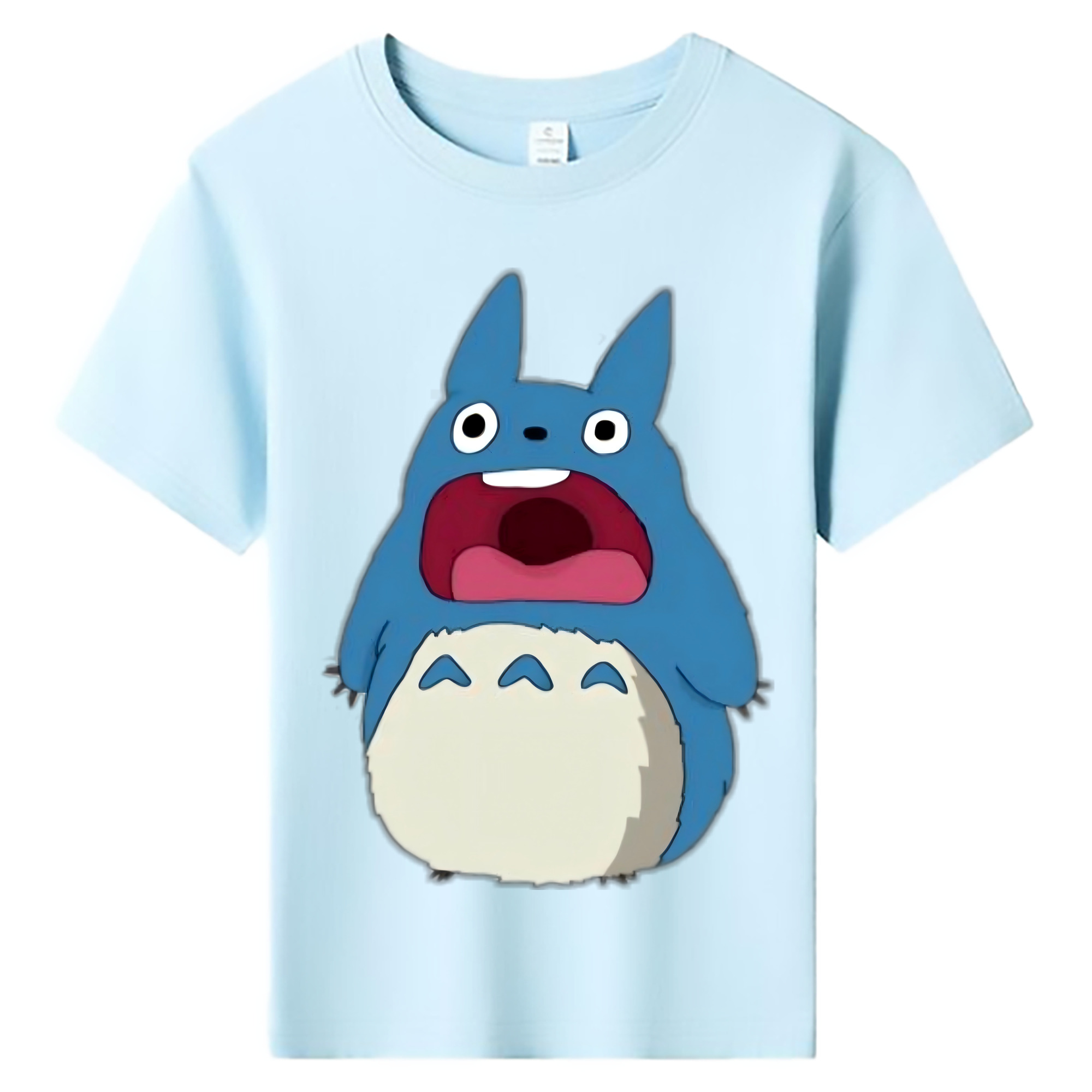 （画像用） となりのトトロ 草壁メイ 草壁サツキ My Neighbor Totoro Satsuki Kusakabe Mei Kusakabe 綿100％キッズTシャツ（フロントプリント）